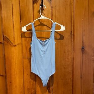 Abercrombie & Fitch Soft AF Women’s Blue Bodysuit Size S